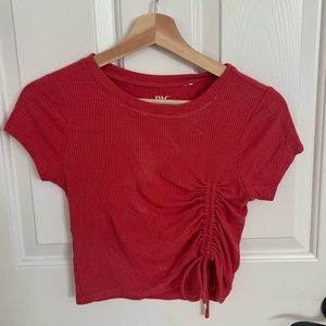 Pacsun Red Tie Top